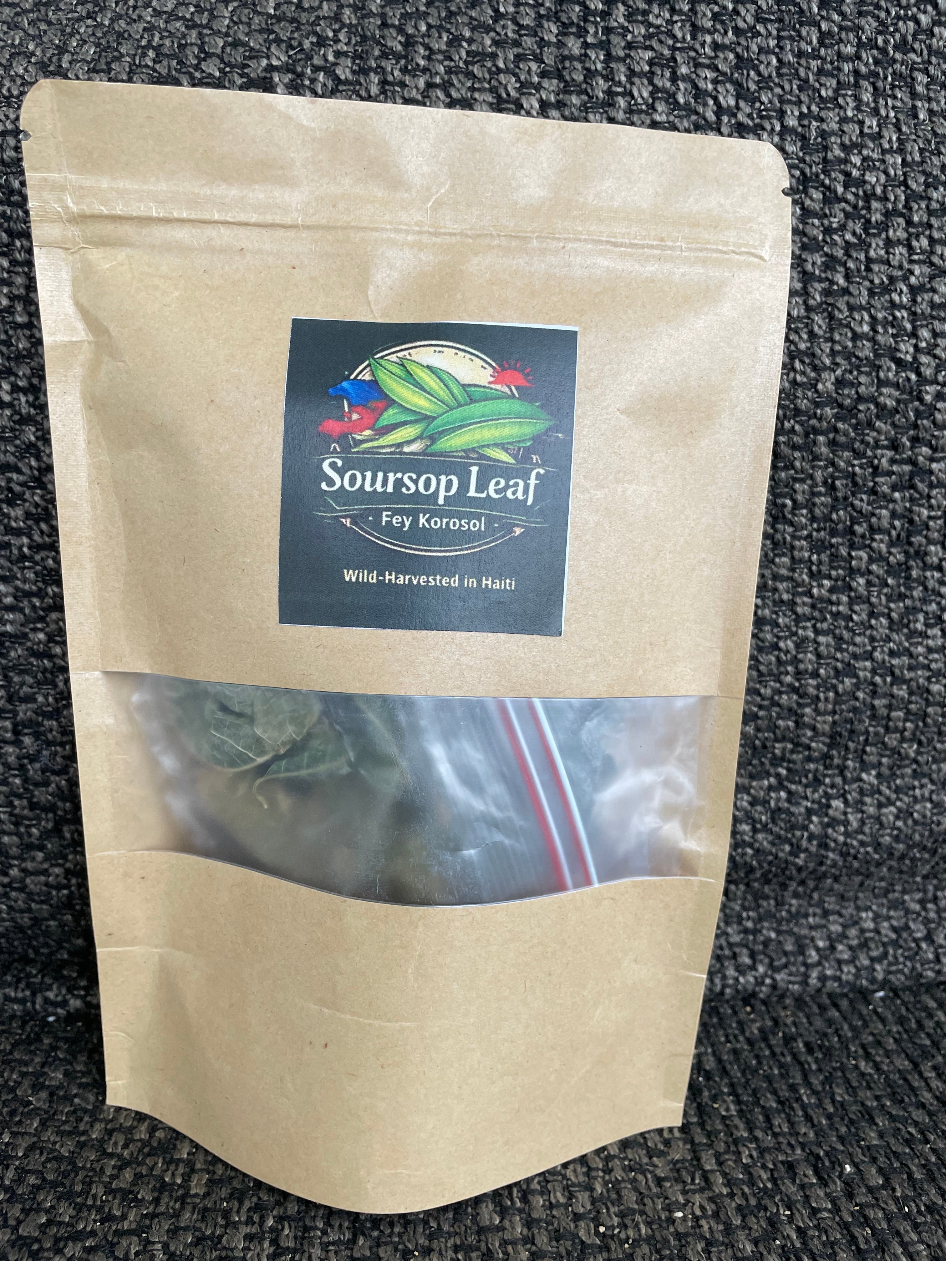 Soursop Leaves (Fey Korosol) – Wild Harvested Haitian Herbal Tea | Termila Naturals