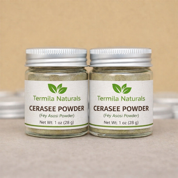 Termila Naturals Cerasee Leaf Powder – Premium Fèy Asosi Powder – Wild Harvested Caribbean Herbal Tea – 100% Natural Detox Herb – 1 oz (28 g)