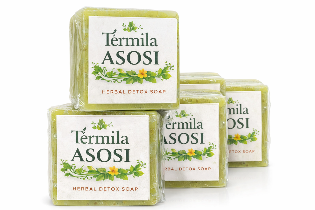 Termila Asosi Herbal Detox Soap – Natural Haitian Cerasee Soap for Deep Skin Cleansing