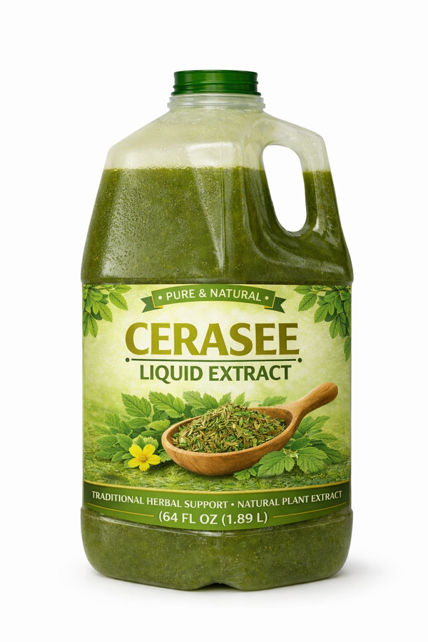 Termila Naturals Asosi (Cerasee) Herbal Liquid – Traditional Haitian Detox Herbal Extract – 64 fl oz (1.89L)