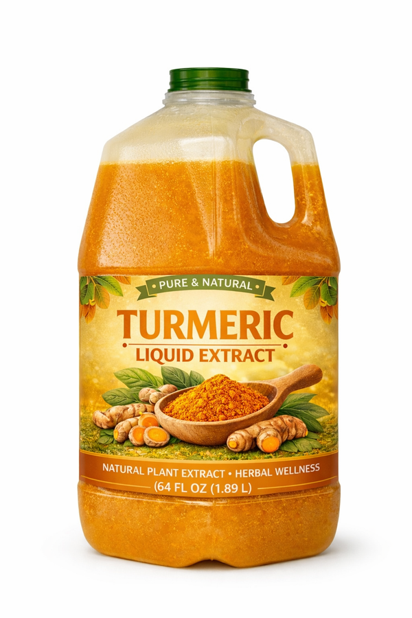 Termila Naturals Turmeric Liquid Extract – Natural Herbal Turmeric Extract (64 fl oz / 1.89 L)